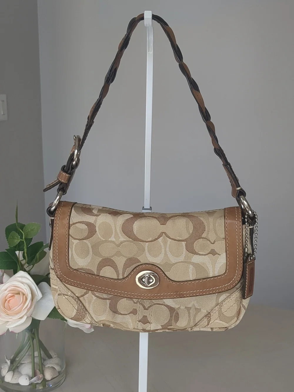 Coach 10992 Chelsea Signature Flap Shoulder Bag